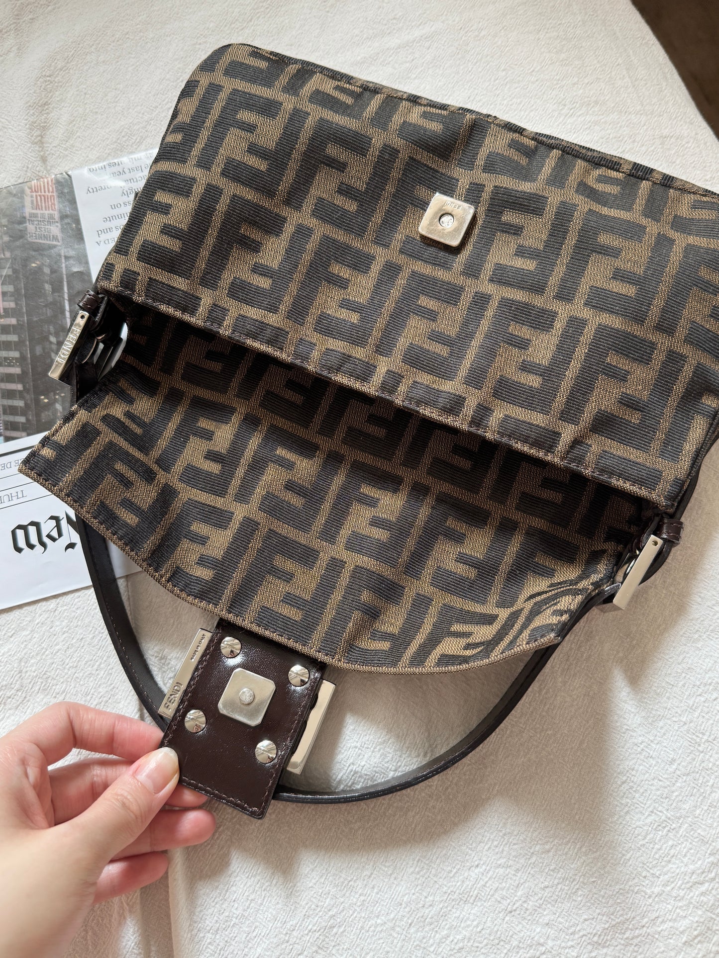 Vintage Fendi classic zucca baguette🥖