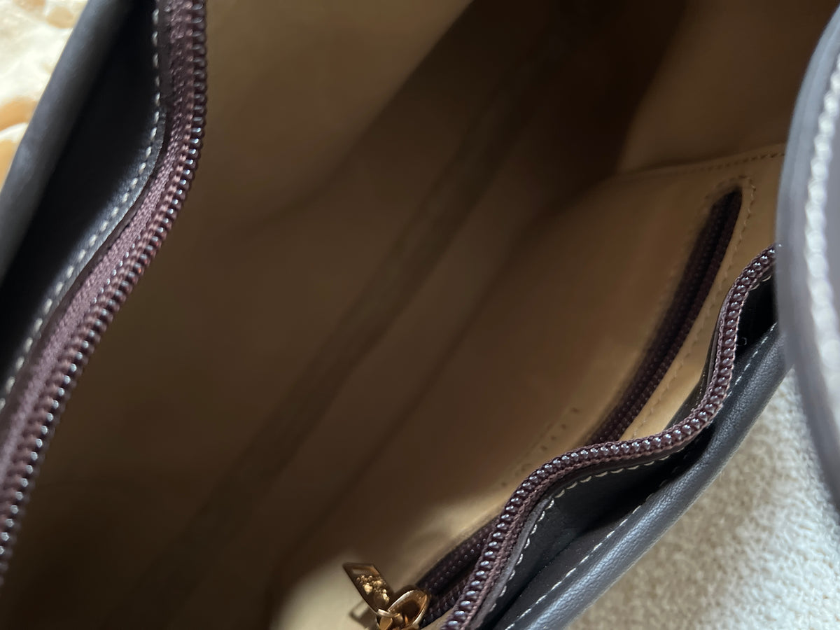 Vintage Loewe suede hobo