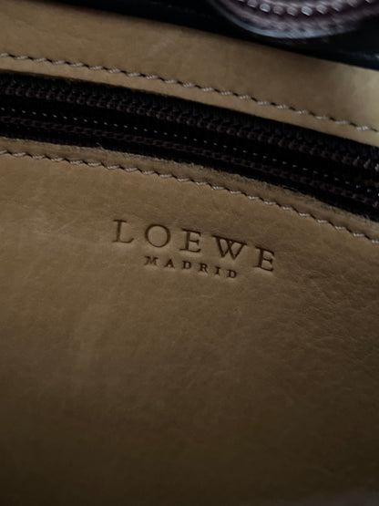 Vintage Loewe suede hobo