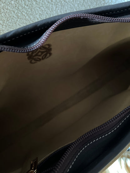 Vintage Loewe suede hobo