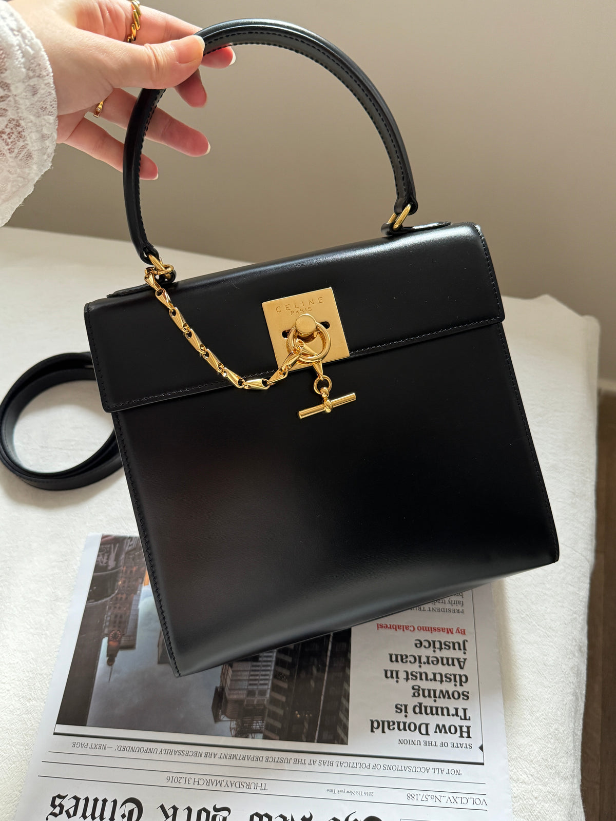 Vintage Celine罕有陀錶鏈kelly23
