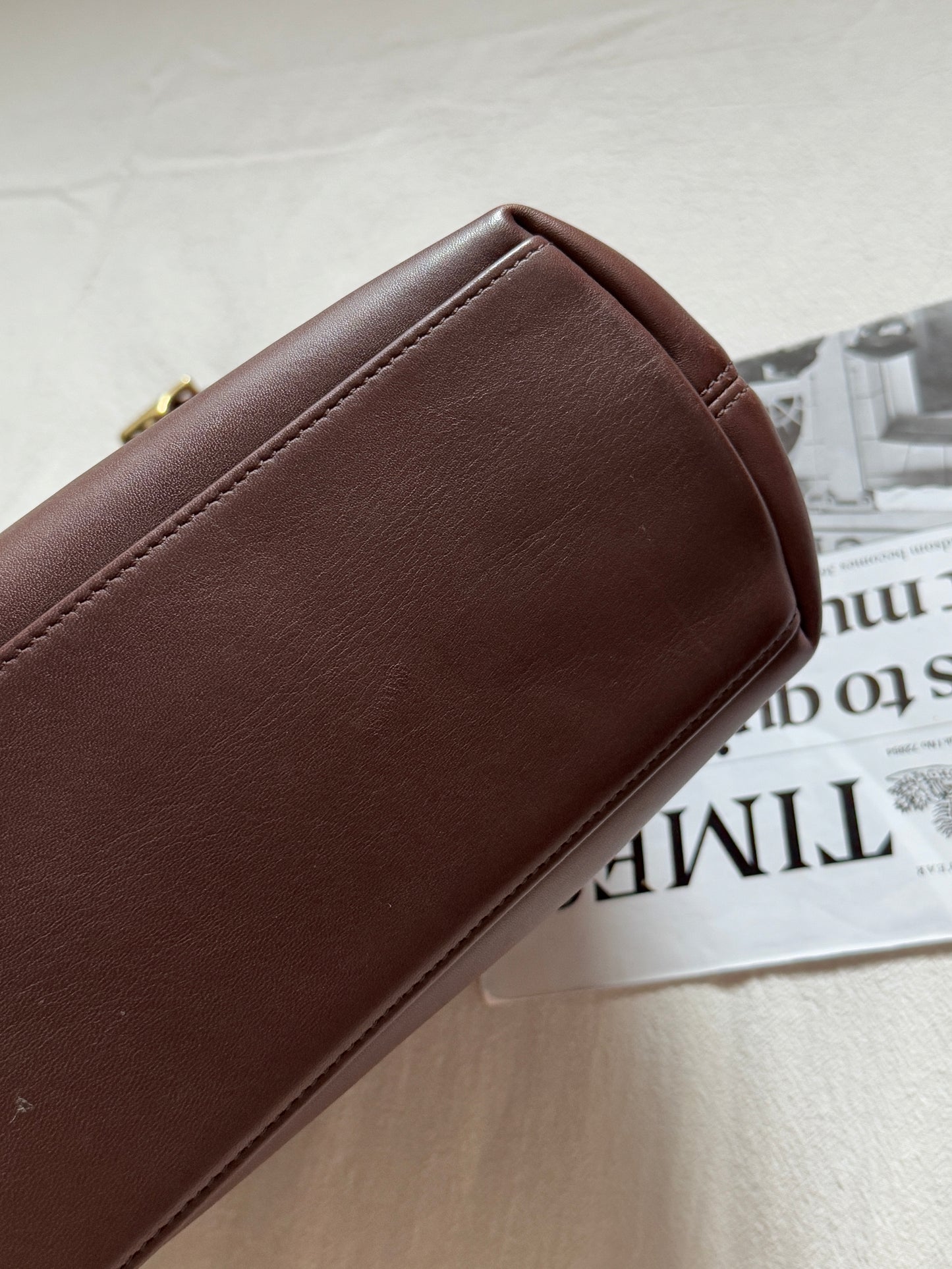Vintage old Coach 紅棕hobo bag⚾️