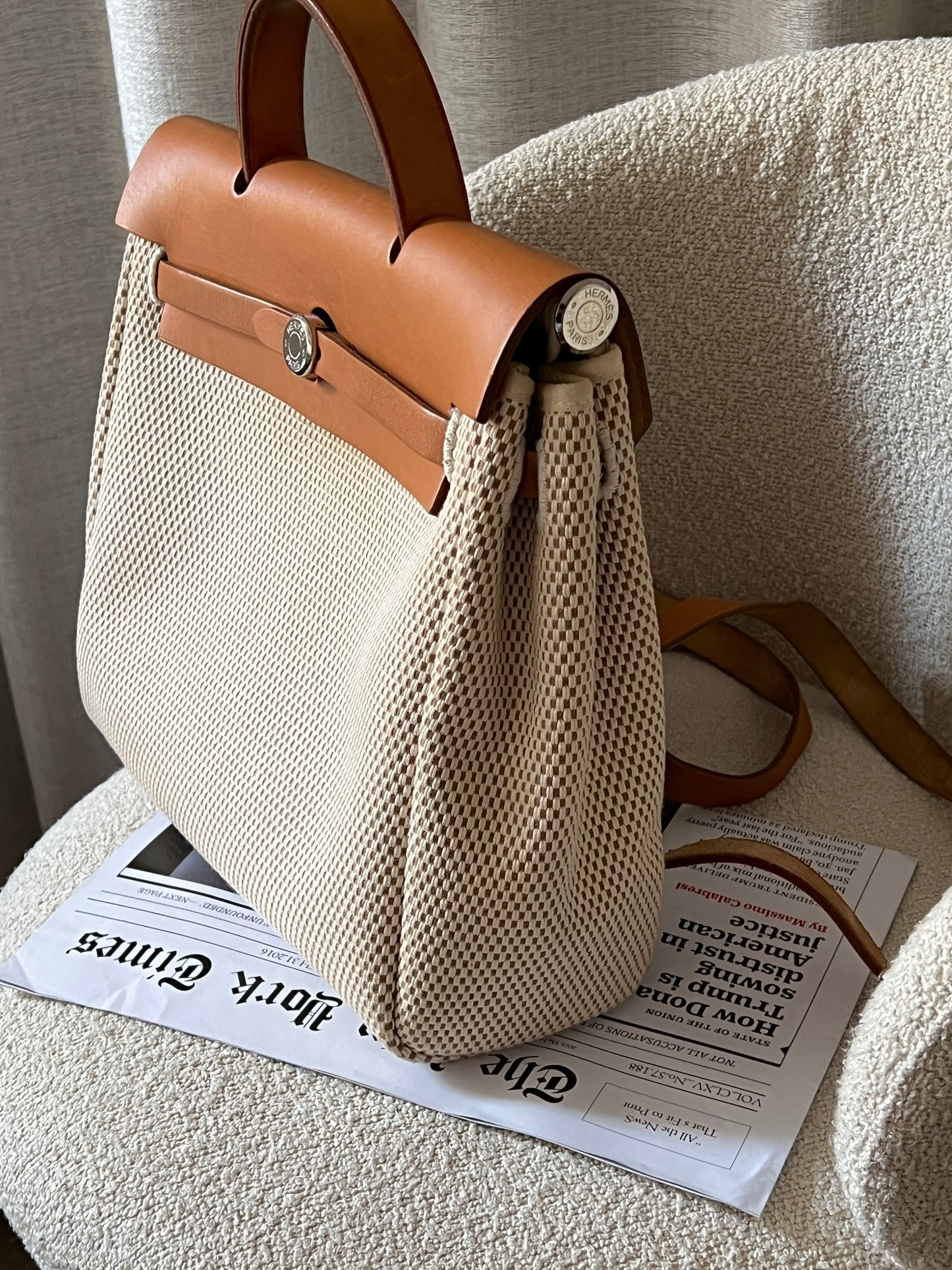 Vintage Hermes herbag backpack 28