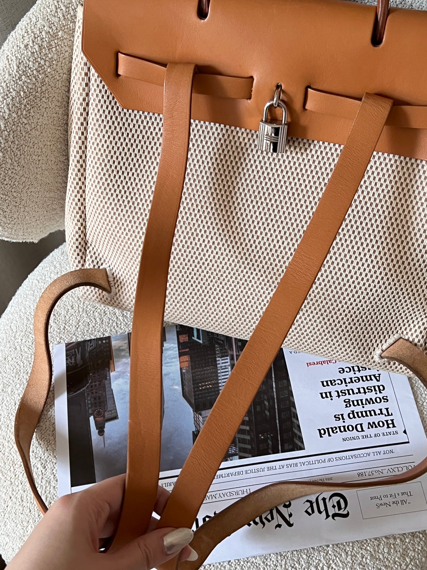 Vintage Hermes herbag backpack 28