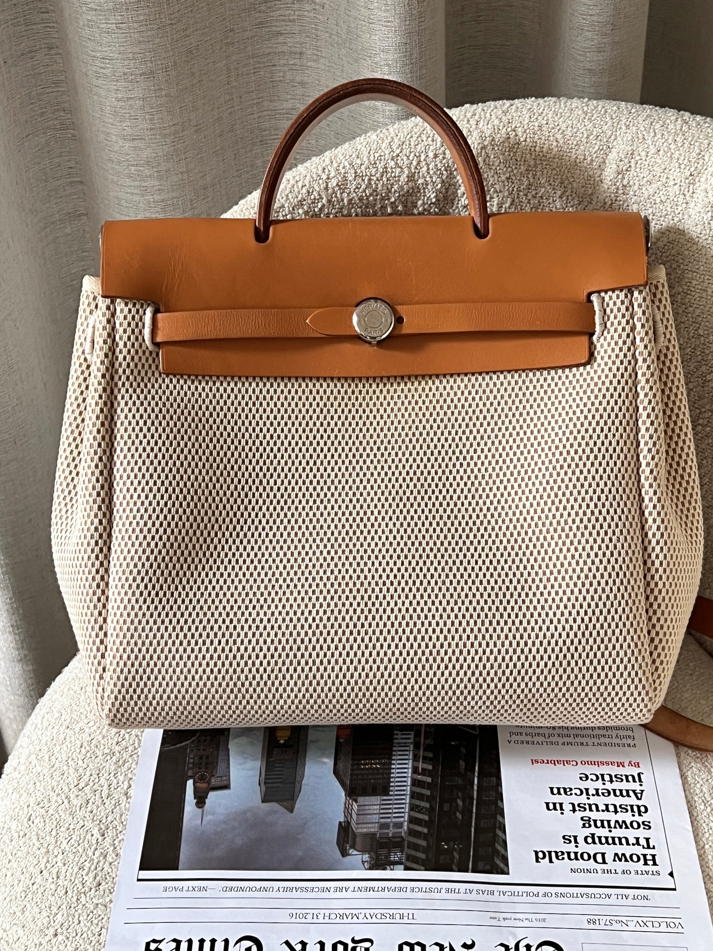 Vintage Hermes herbag backpack 28