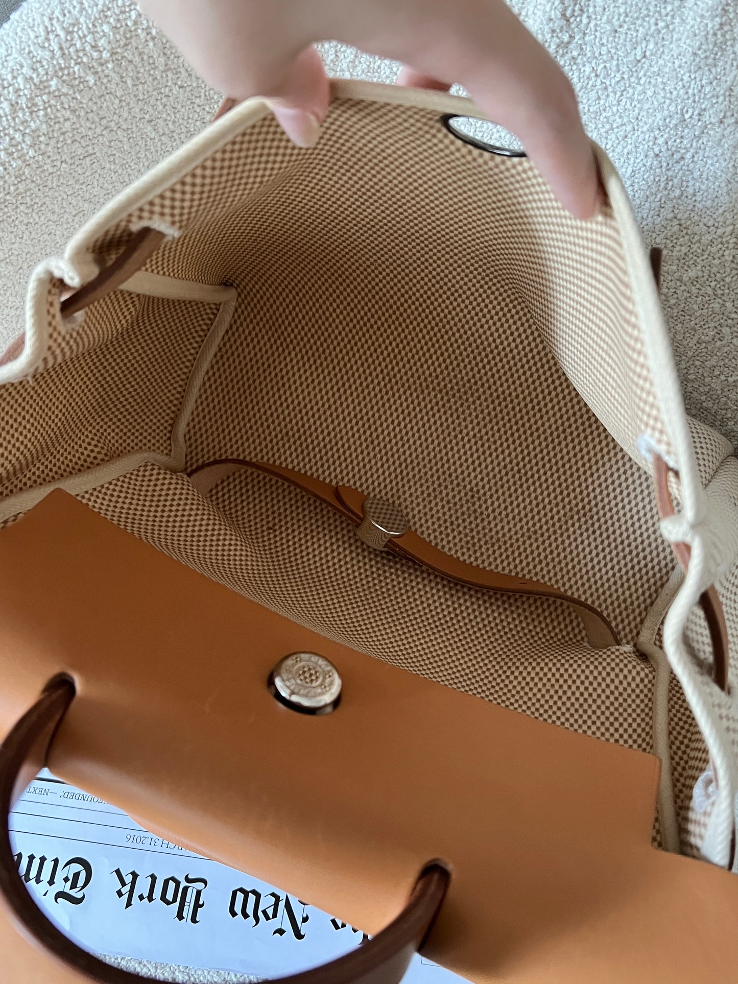 Vintage Hermes herbag backpack 28