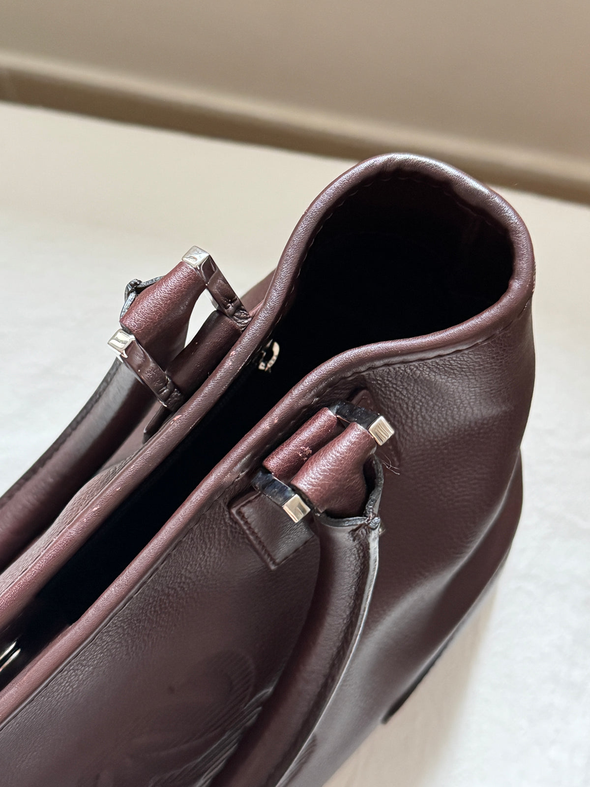 Vintage Loewe 2-way leather bag