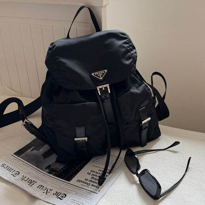 Vintage Prada double pocket backpack🪐