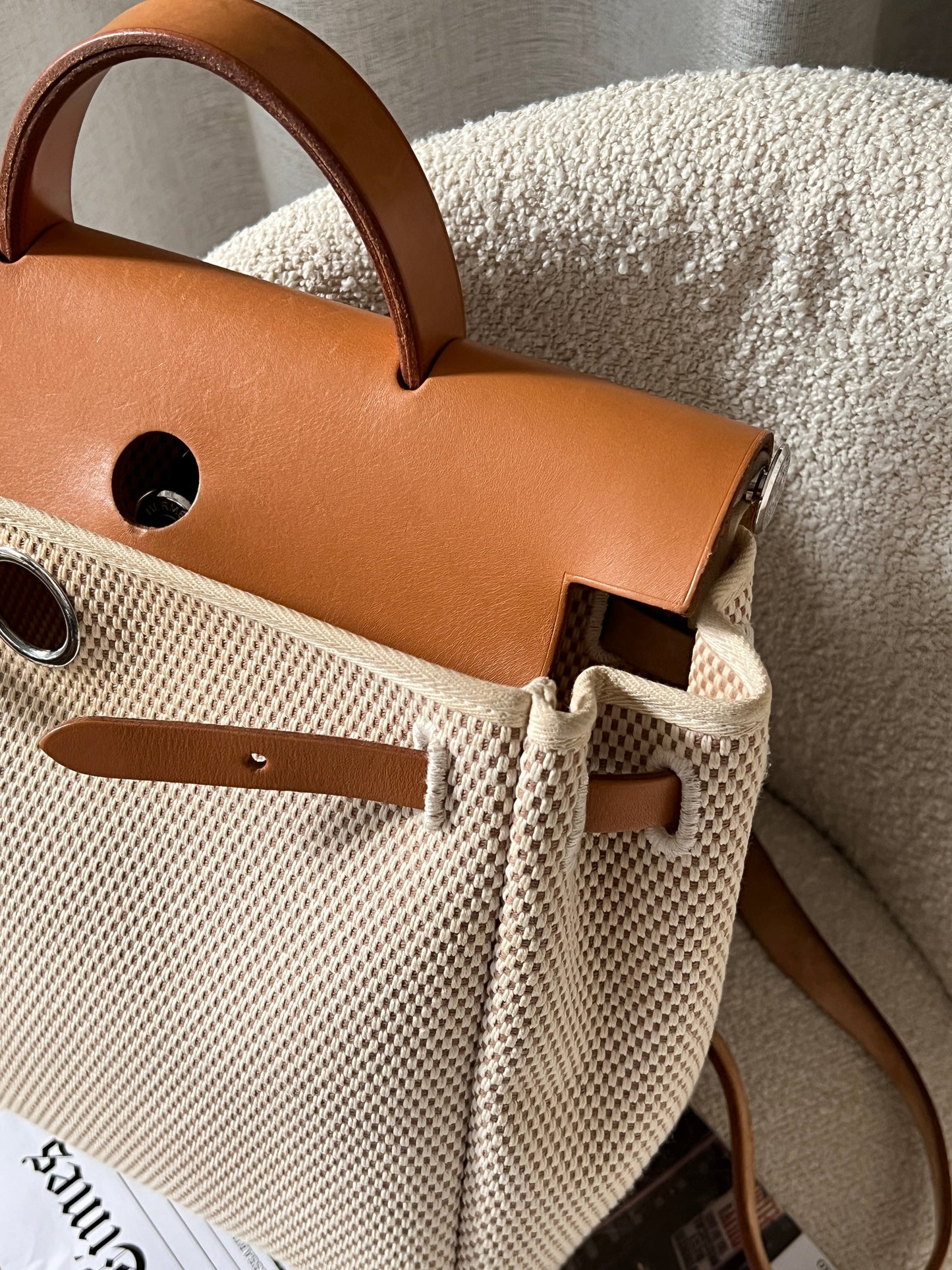 Vintage Hermes herbag backpack 28