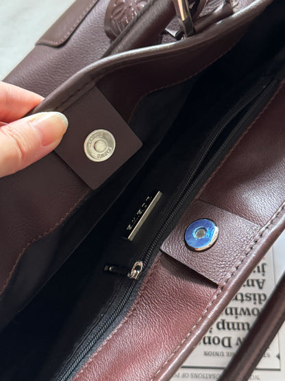 Vintage Loewe 2-way leather bag