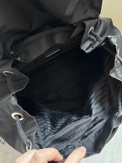 Vintage Prada double pocket backpack🪐