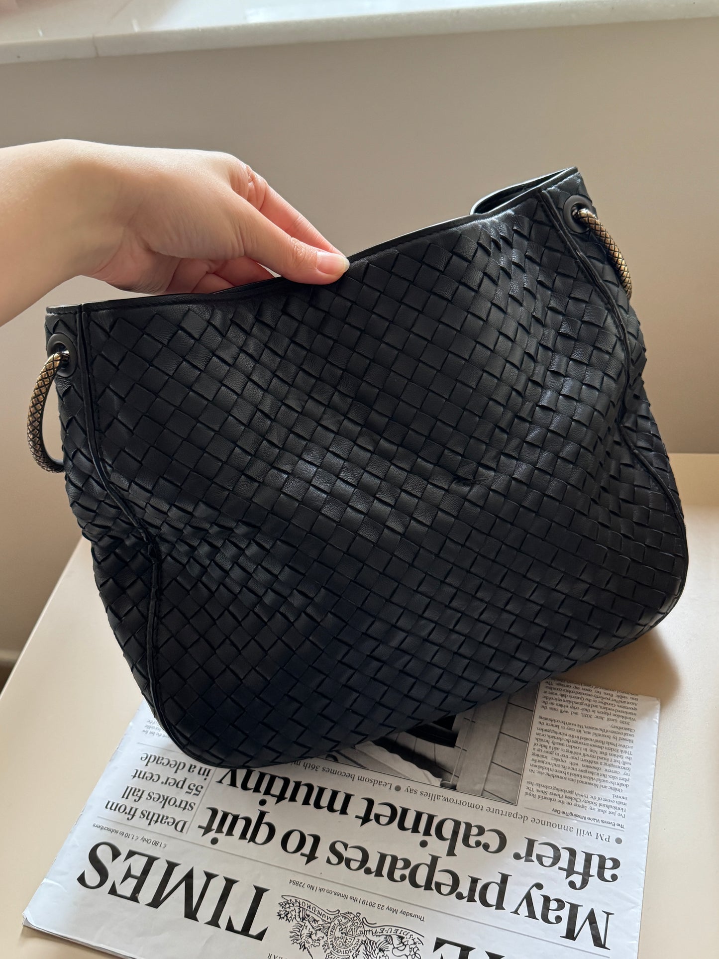 Vintage Bottega Veneta chained hobo🪐