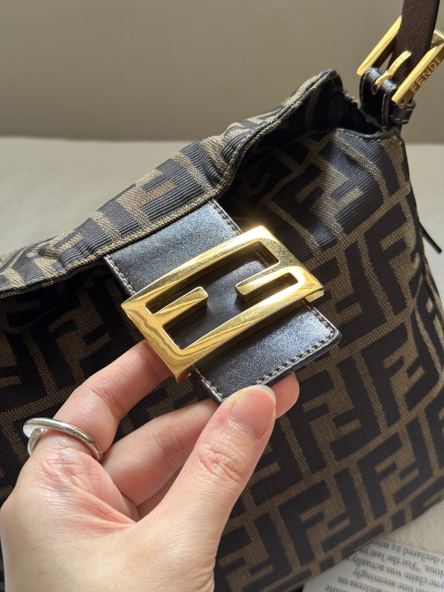 Vintage Fendi zucca baguette 🌞
