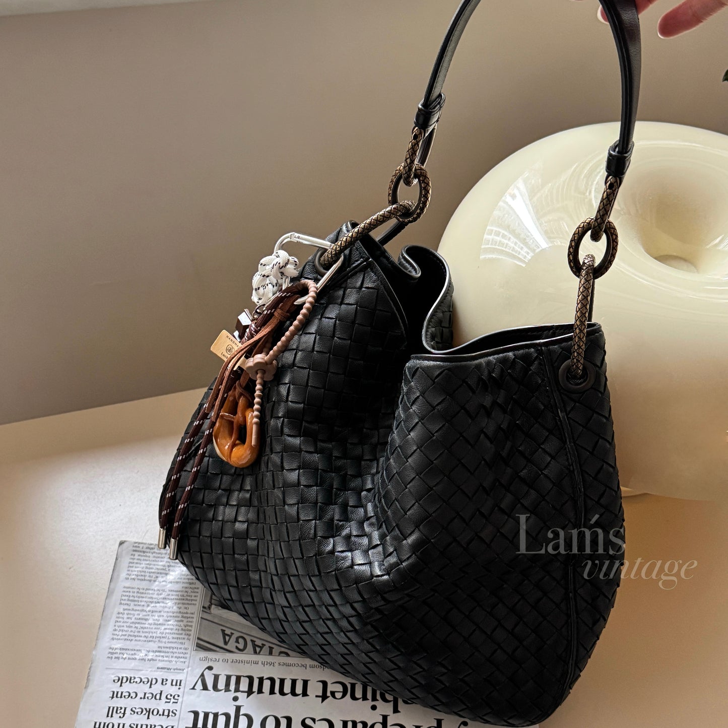 Vintage Bottega Veneta chained hobo🪐