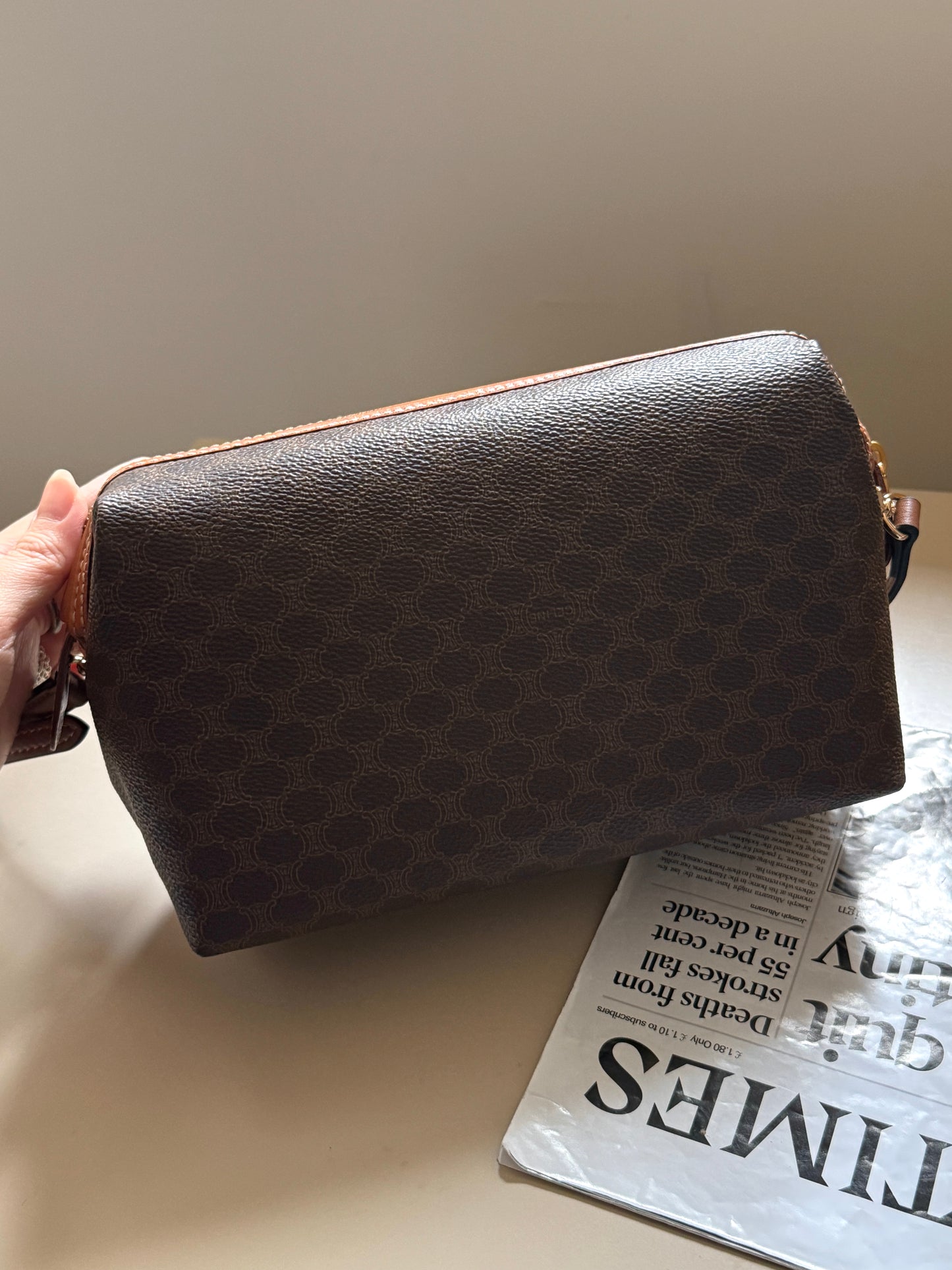 Vintage Celine macadam pouch🪐