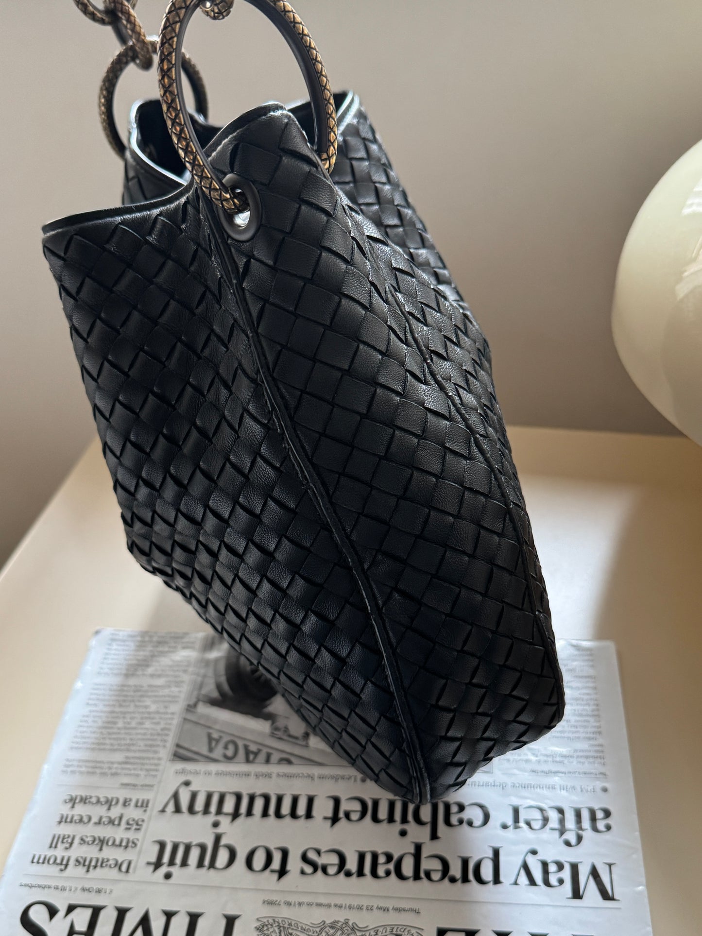 Vintage Bottega Veneta chained hobo🪐