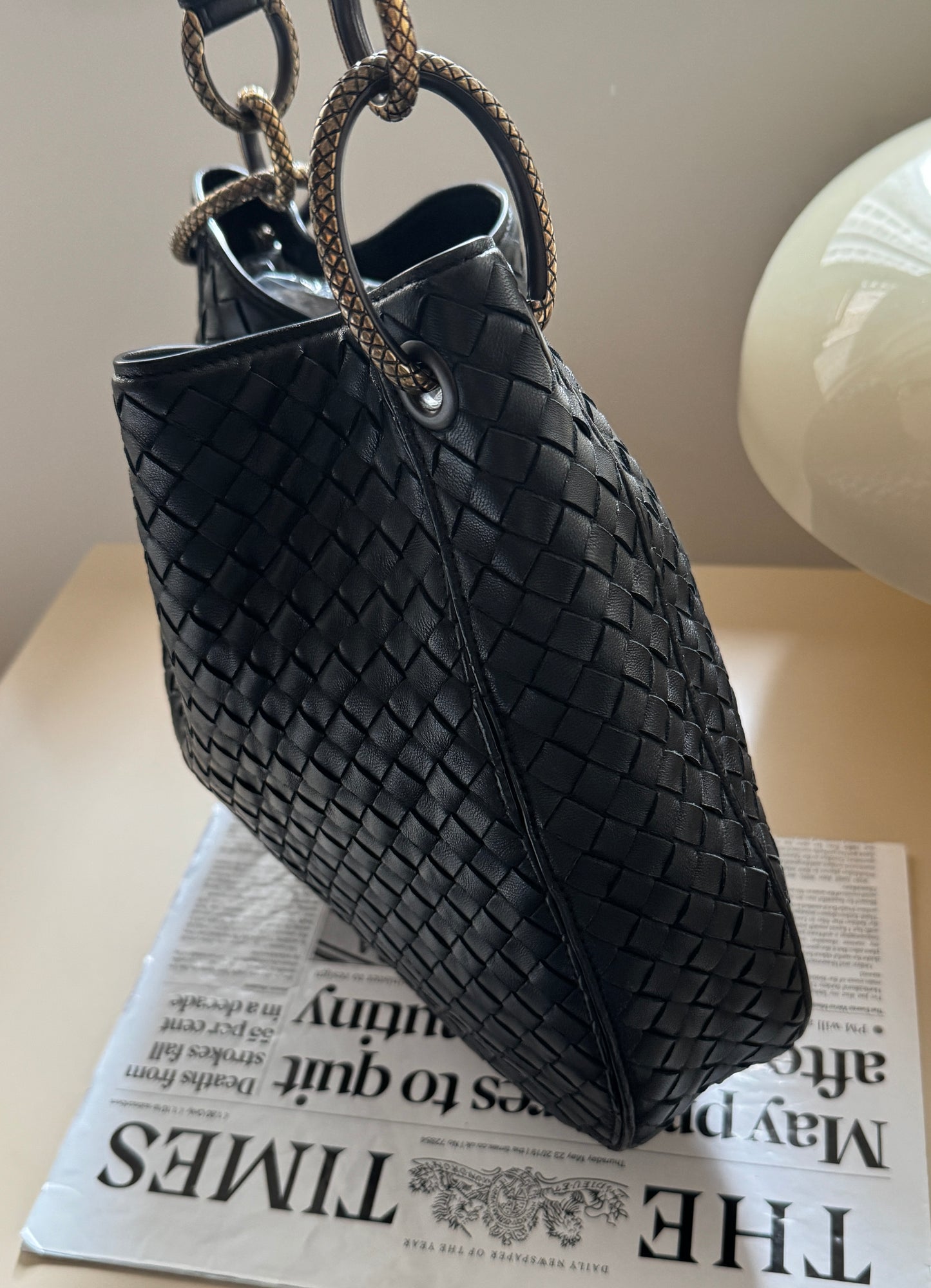 Vintage Bottega Veneta chained hobo🪐