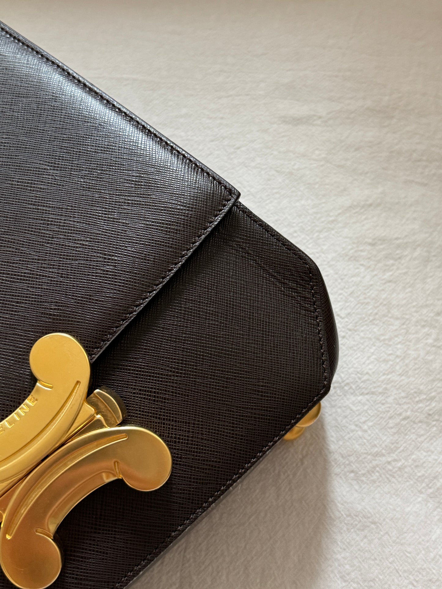 Vintage Celine triomphe 2-way top handle bag🌟