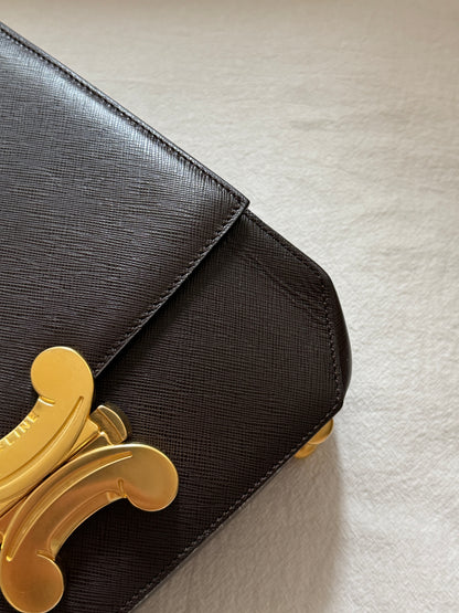 Vintage Celine triomphe 2-way top handle bag🌟