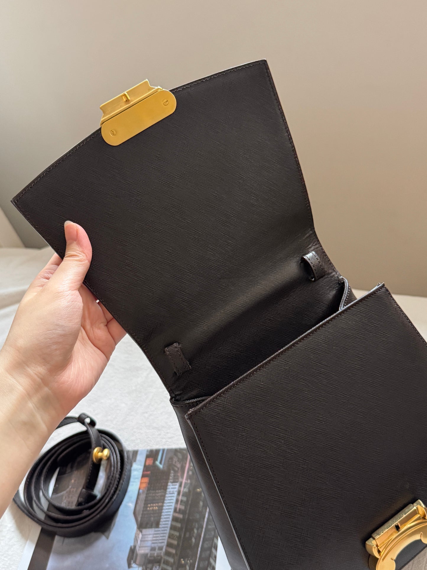 Vintage Celine triomphe 2-way top handle bag🌟