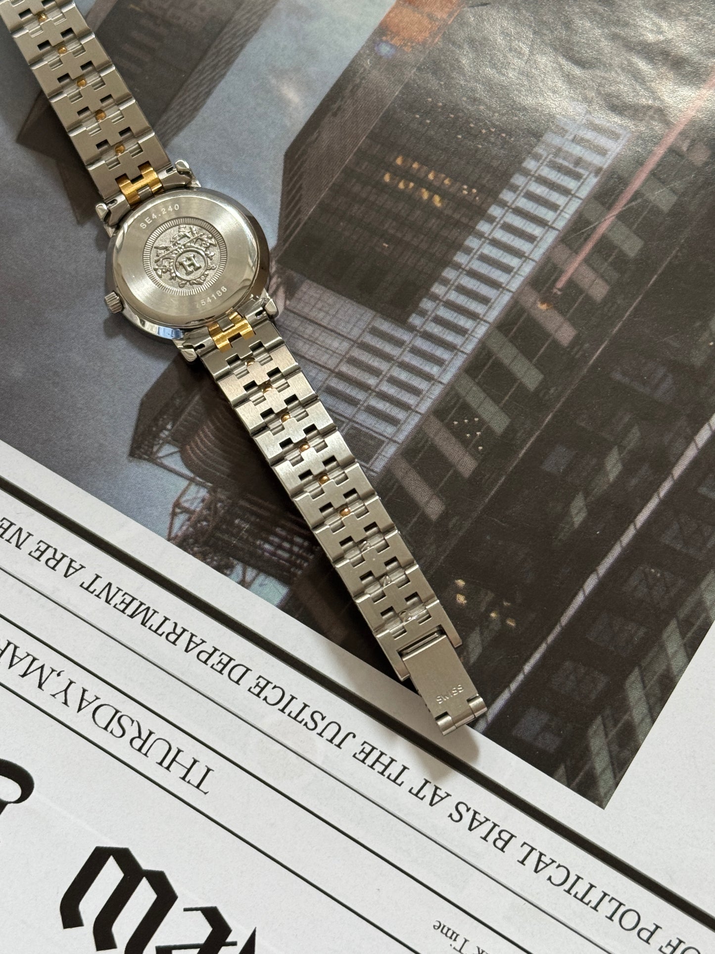 Vintage Hermes the “gold coin” watch✨