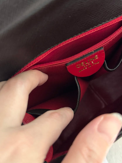 Vintage Celine triomphe 2-way top handle bag🌟