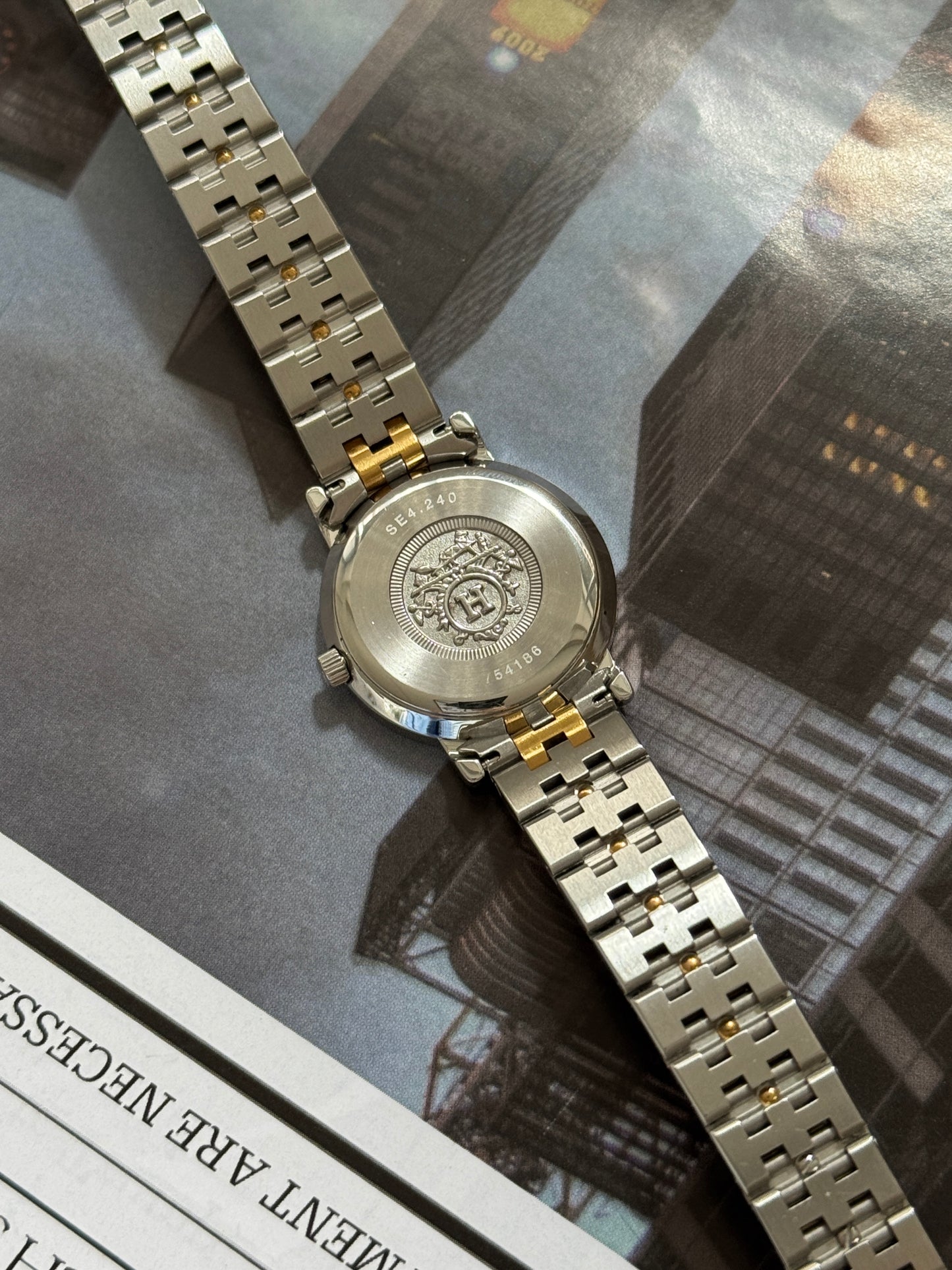 Vintage Hermes the “gold coin” watch✨
