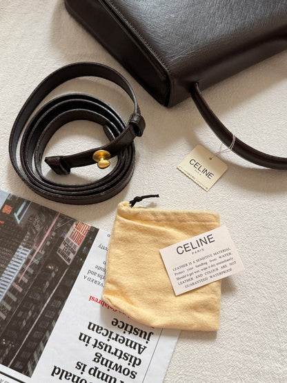 Vintage Celine triomphe 2-way top handle bag🌟