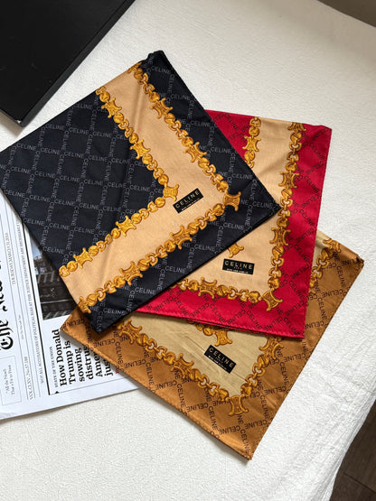 Vintage Celine scarfs gift box set of 3