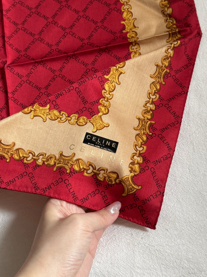 Vintage Celine scarfs gift box set of 3