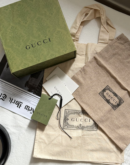 Pre-owned Gucci belt, full box set🎁近保存品
