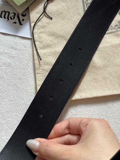 Pre-owned Gucci belt, full box set🎁近保存品
