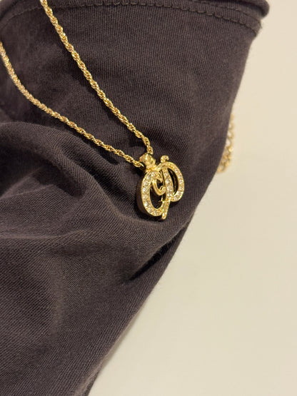 Vintage Dior CD necklace✨