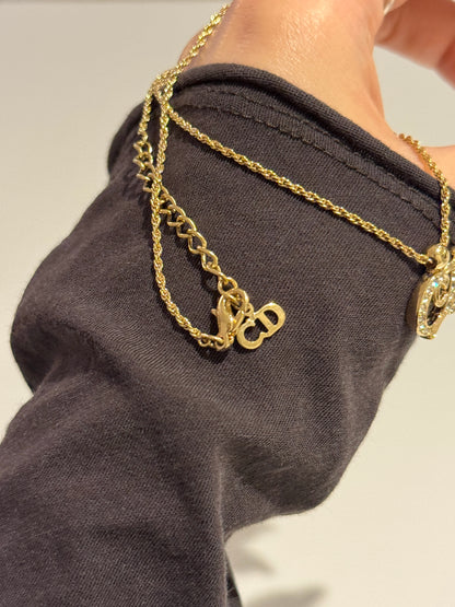 Vintage Dior CD necklace✨