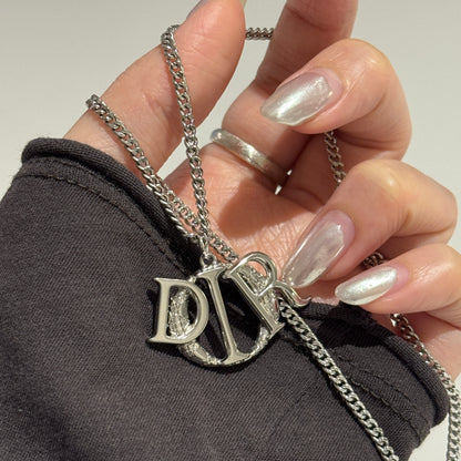 Pre-owned Dior cannage necklace