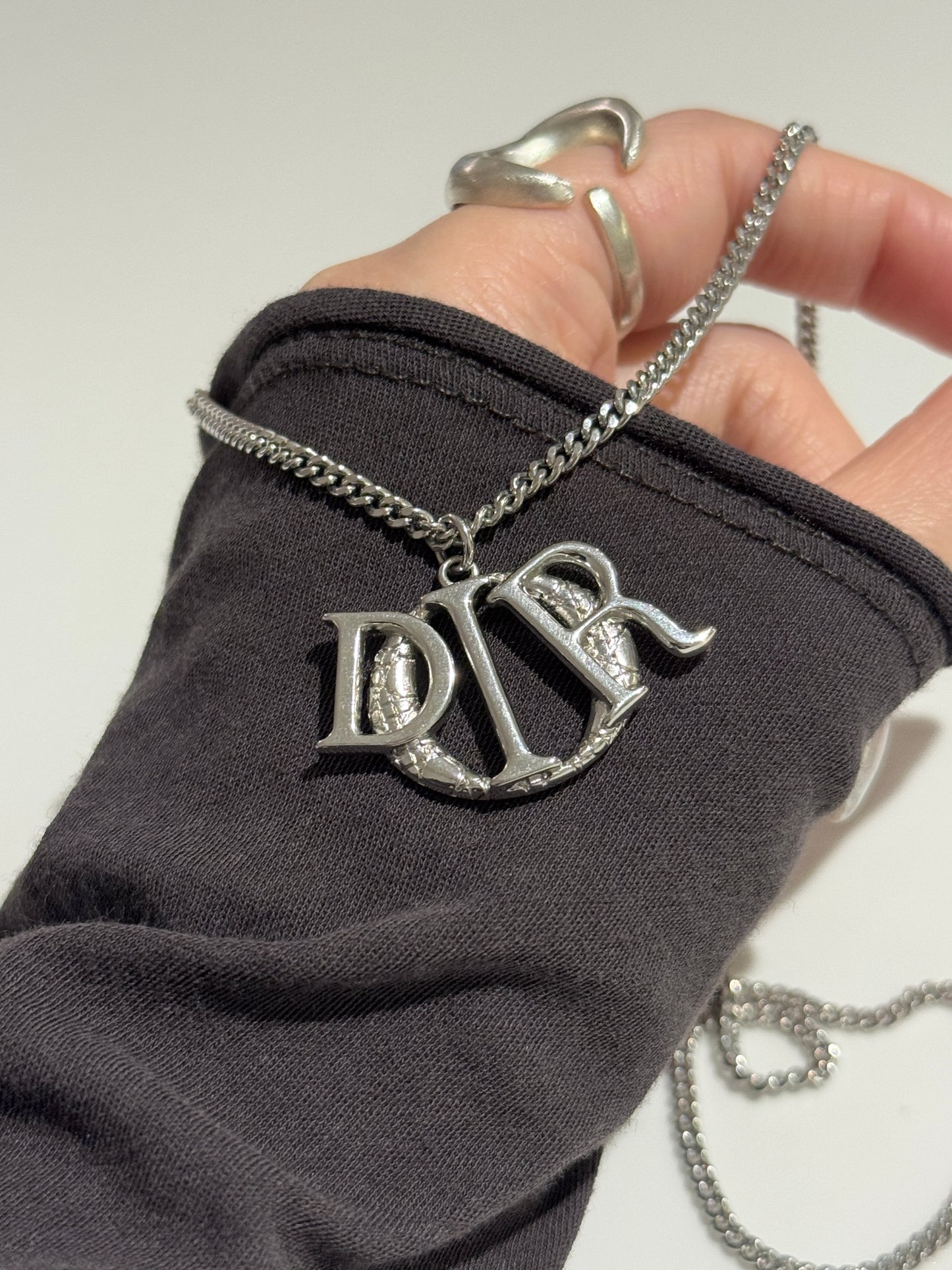 Pre-owned Dior cannage necklace