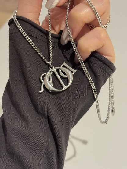 Pre-owned Dior cannage necklace