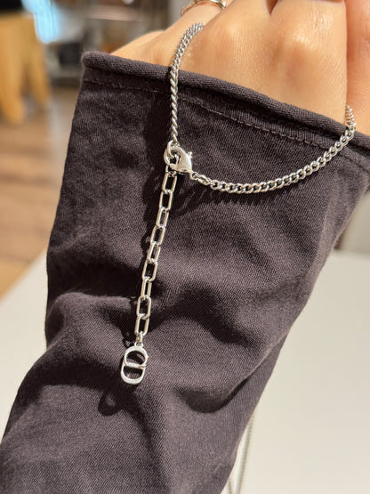 Pre-owned Dior cannage necklace