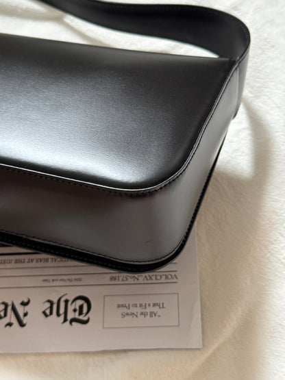 Vintage Cartier 黑銀豹頭shoulder box bag