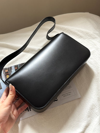 Vintage Cartier 黑銀豹頭shoulder box bag