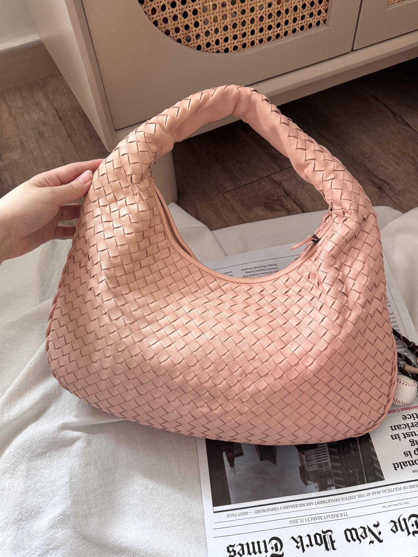 Vintage Bottega Veneta 櫻花粉hobo🌸
