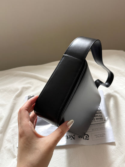 Vintage Cartier 黑銀豹頭shoulder box bag