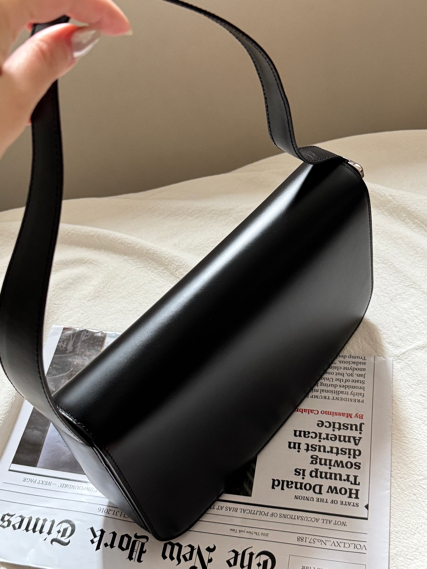 Vintage Cartier 黑銀豹頭shoulder box bag