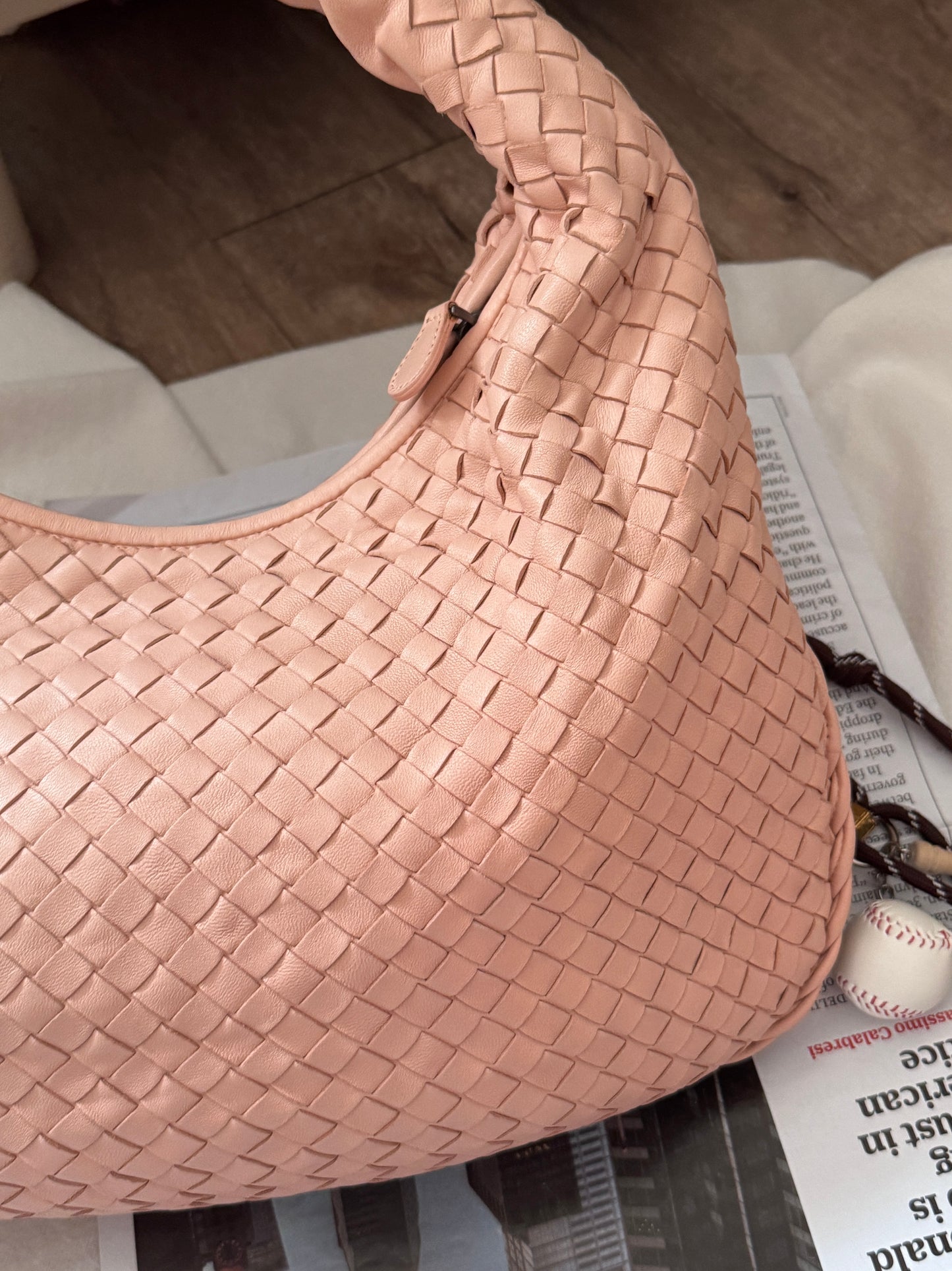 Vintage Bottega Veneta 櫻花粉hobo🌸
