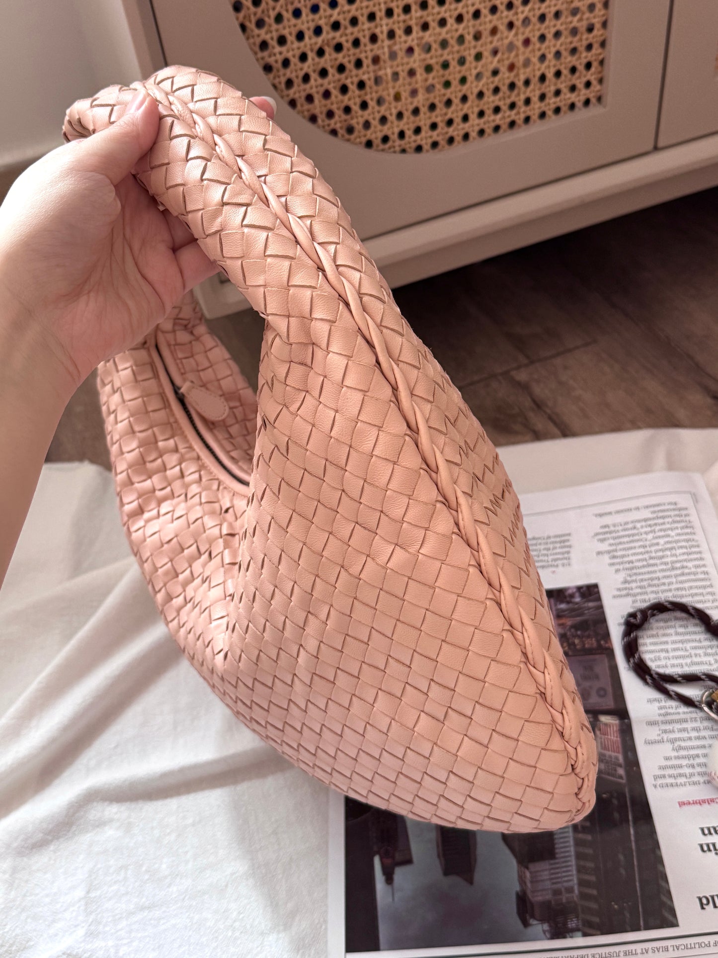 Vintage Bottega Veneta 櫻花粉hobo🌸