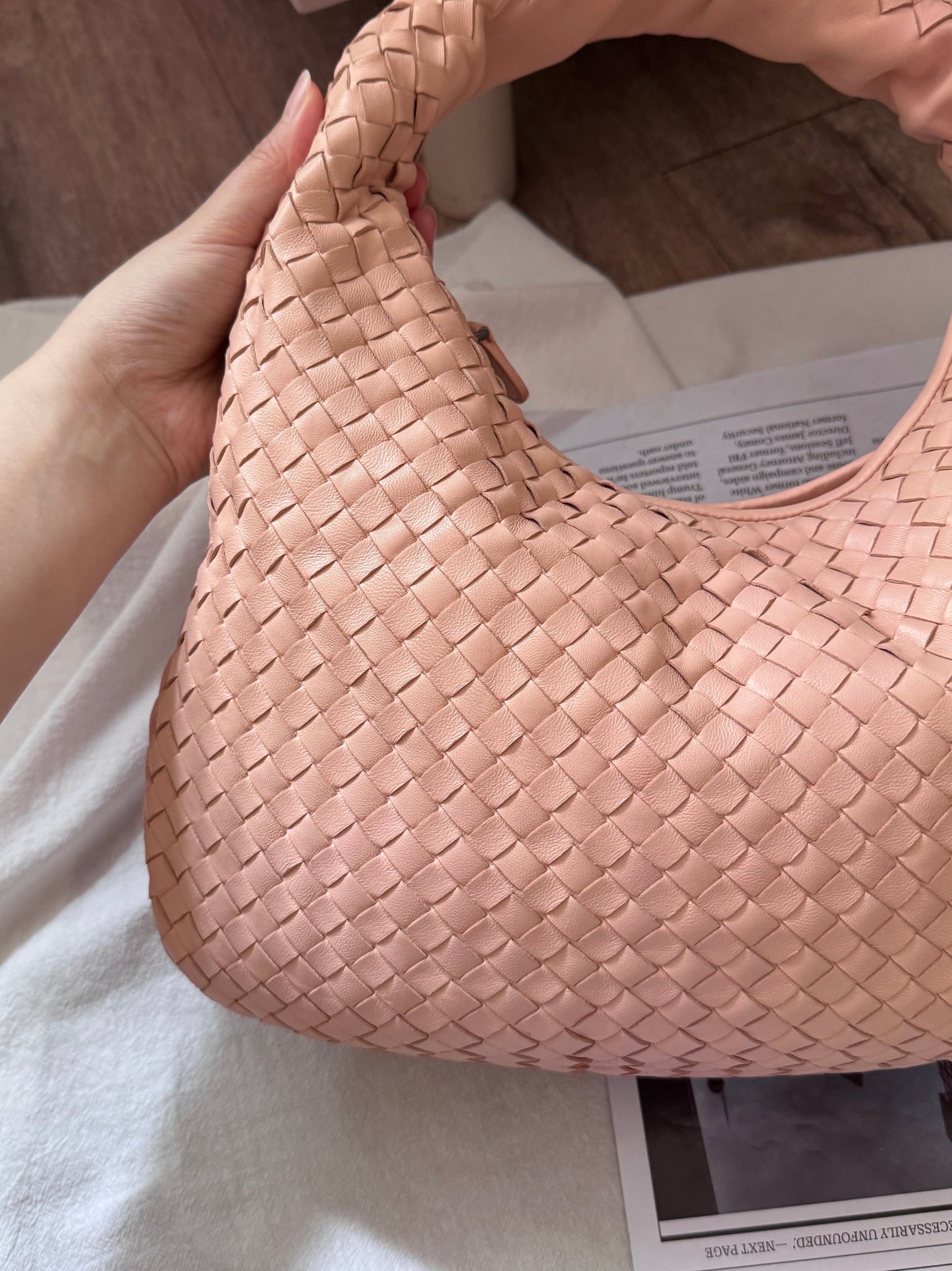 Vintage Bottega Veneta 櫻花粉hobo🌸