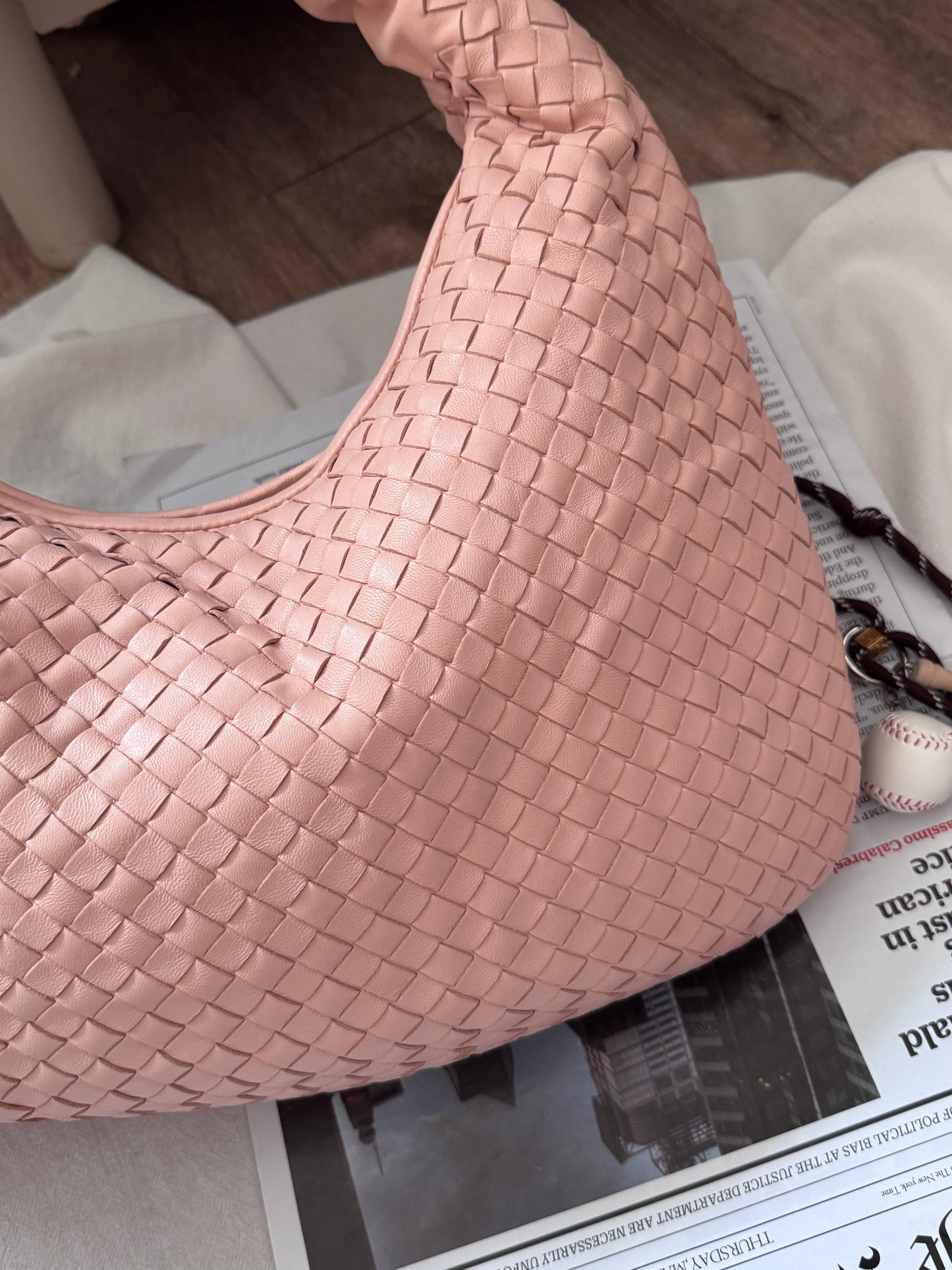 Vintage Bottega Veneta 櫻花粉hobo🌸