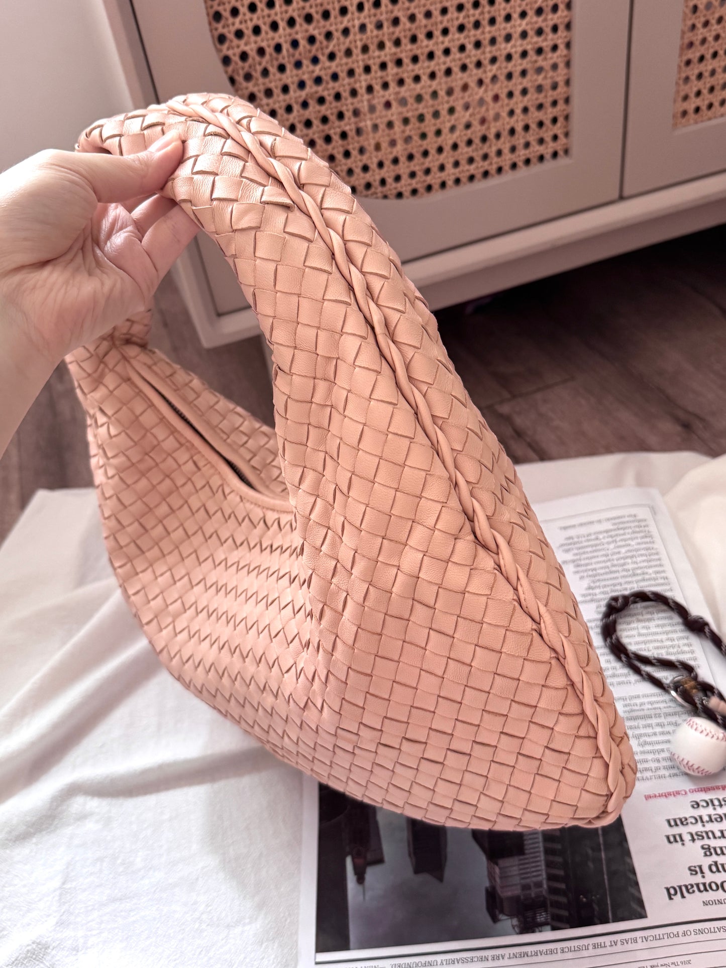 Vintage Bottega Veneta 櫻花粉hobo🌸