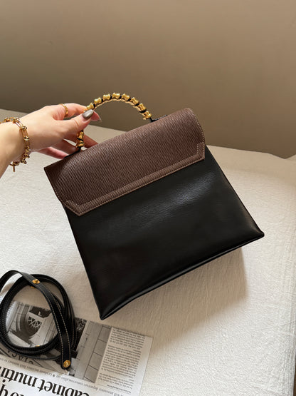 Vintage Loewe velazquez蛇骨kelly 黑色