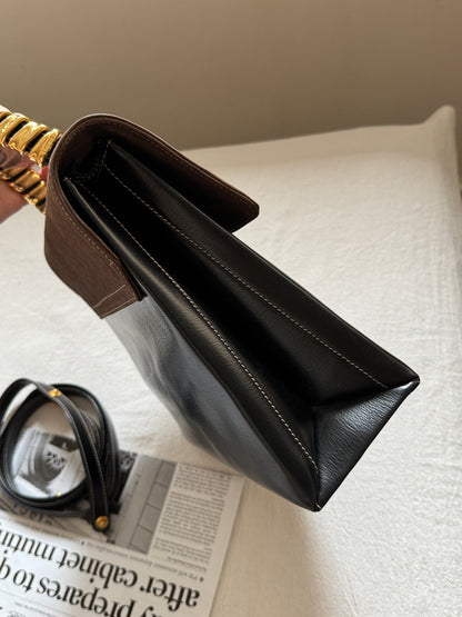 Vintage Loewe velazquez蛇骨kelly 黑色